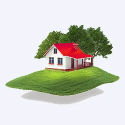 Land Area Measure And Compass icon